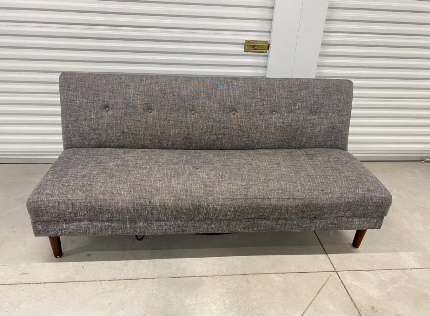 Grey Futon Sofa Bed-BRAND NEW OPEN BOX - photo 2