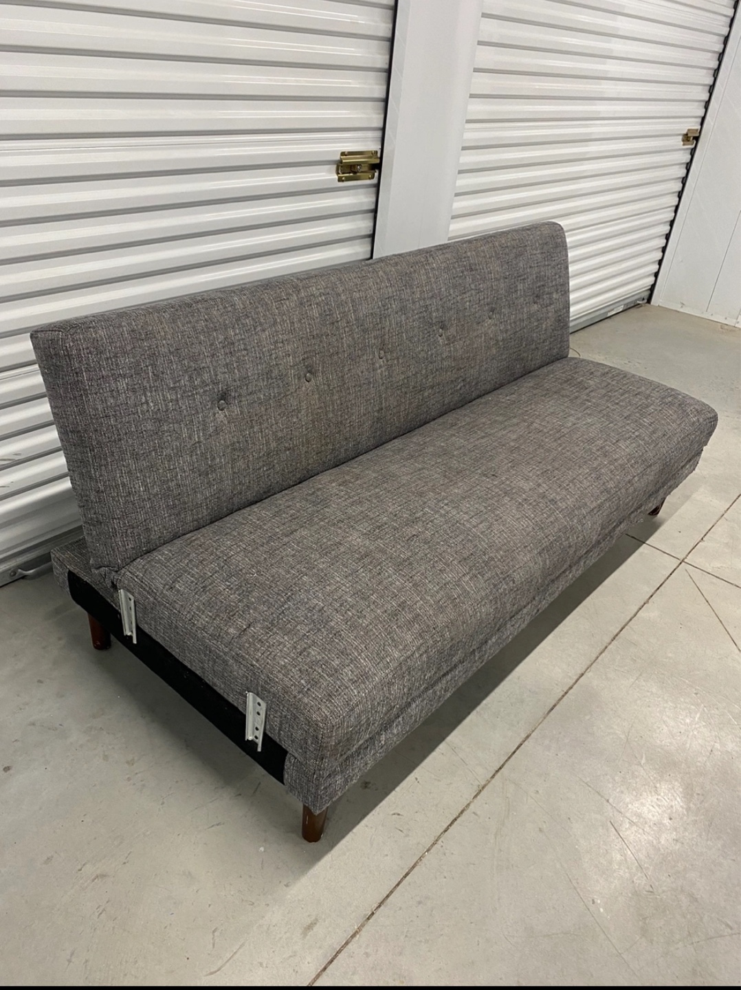 Grey Futon Sofa Bed-BRAND NEW OPEN BOX