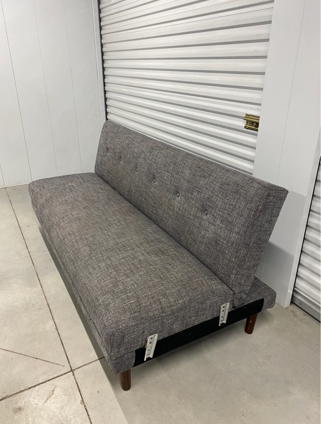 Grey Futon Sofa Bed-BRAND NEW OPEN BOX - photo 3