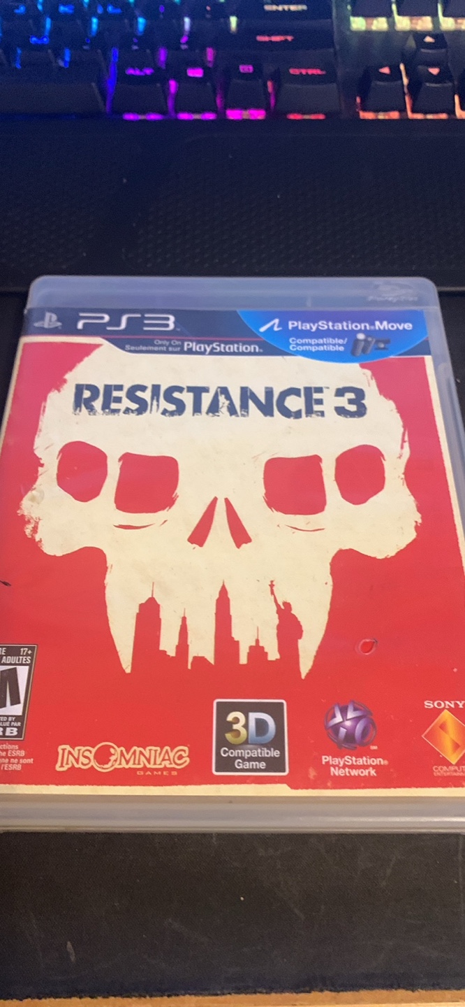 Resistance 3 PS3 Video Game