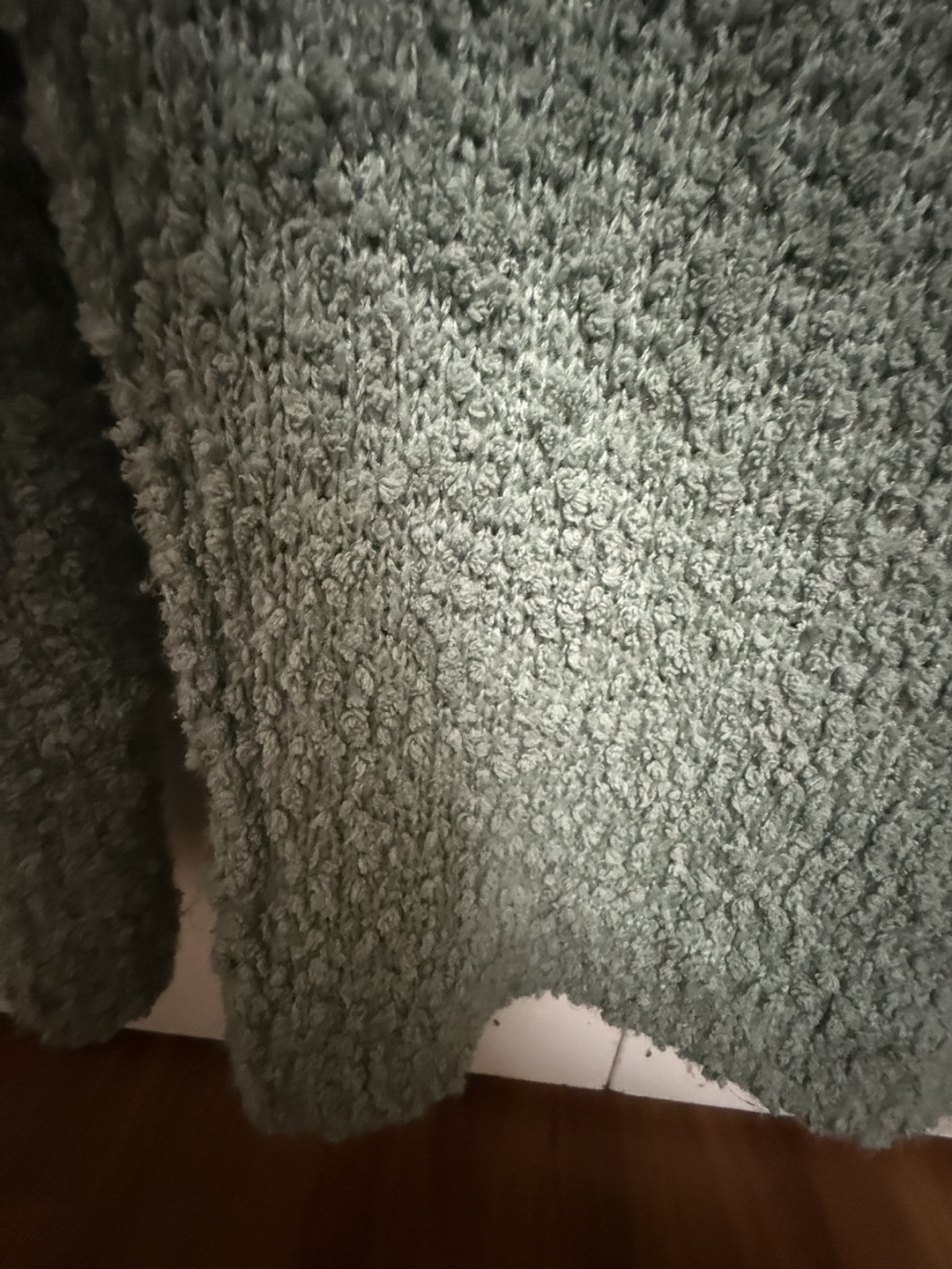 Abercrombie & Fitch Sage Green Fluffy Sweater - photo 2