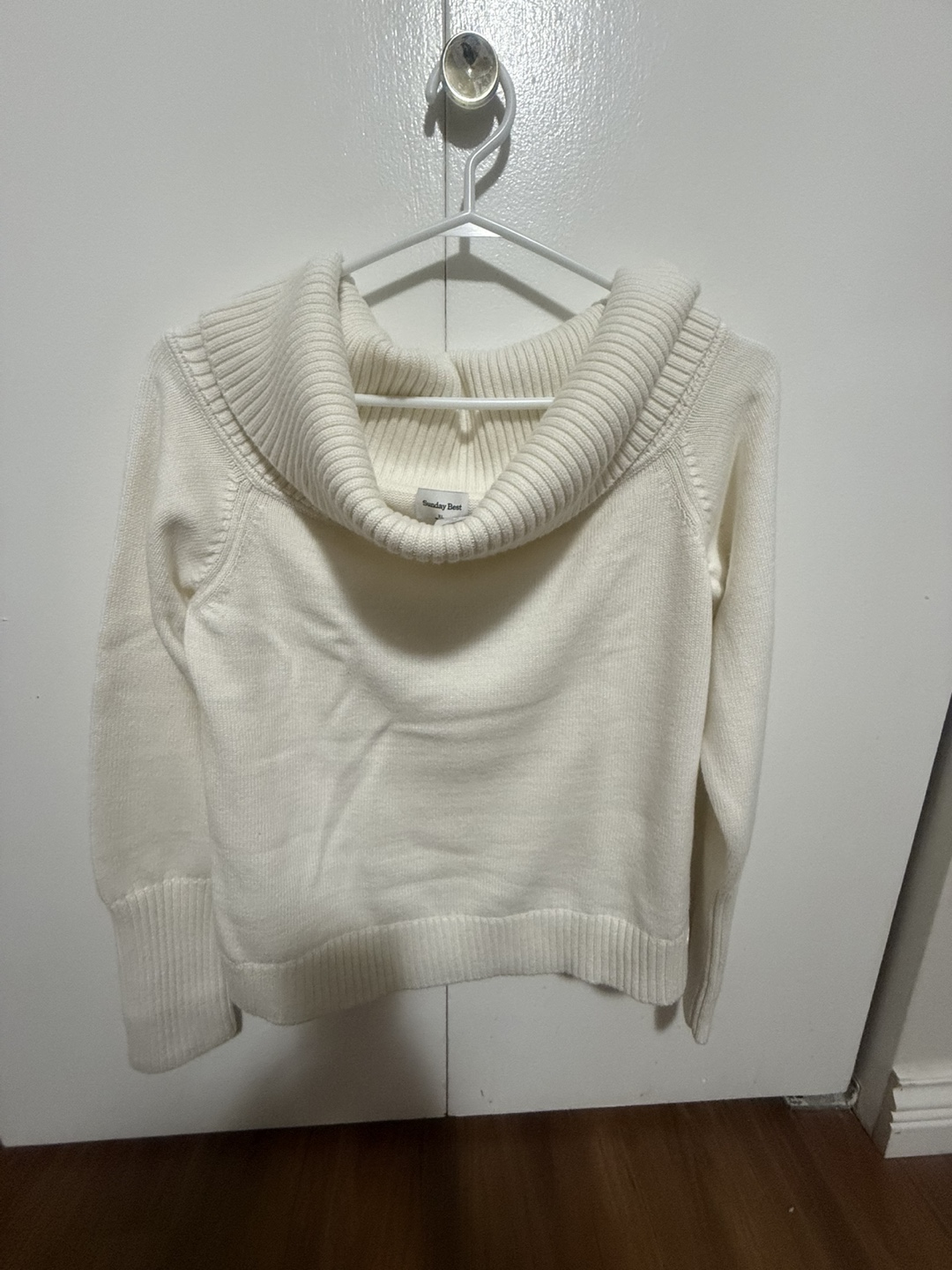 Sunday Best Topaz Cowl Neck Sweater - XL