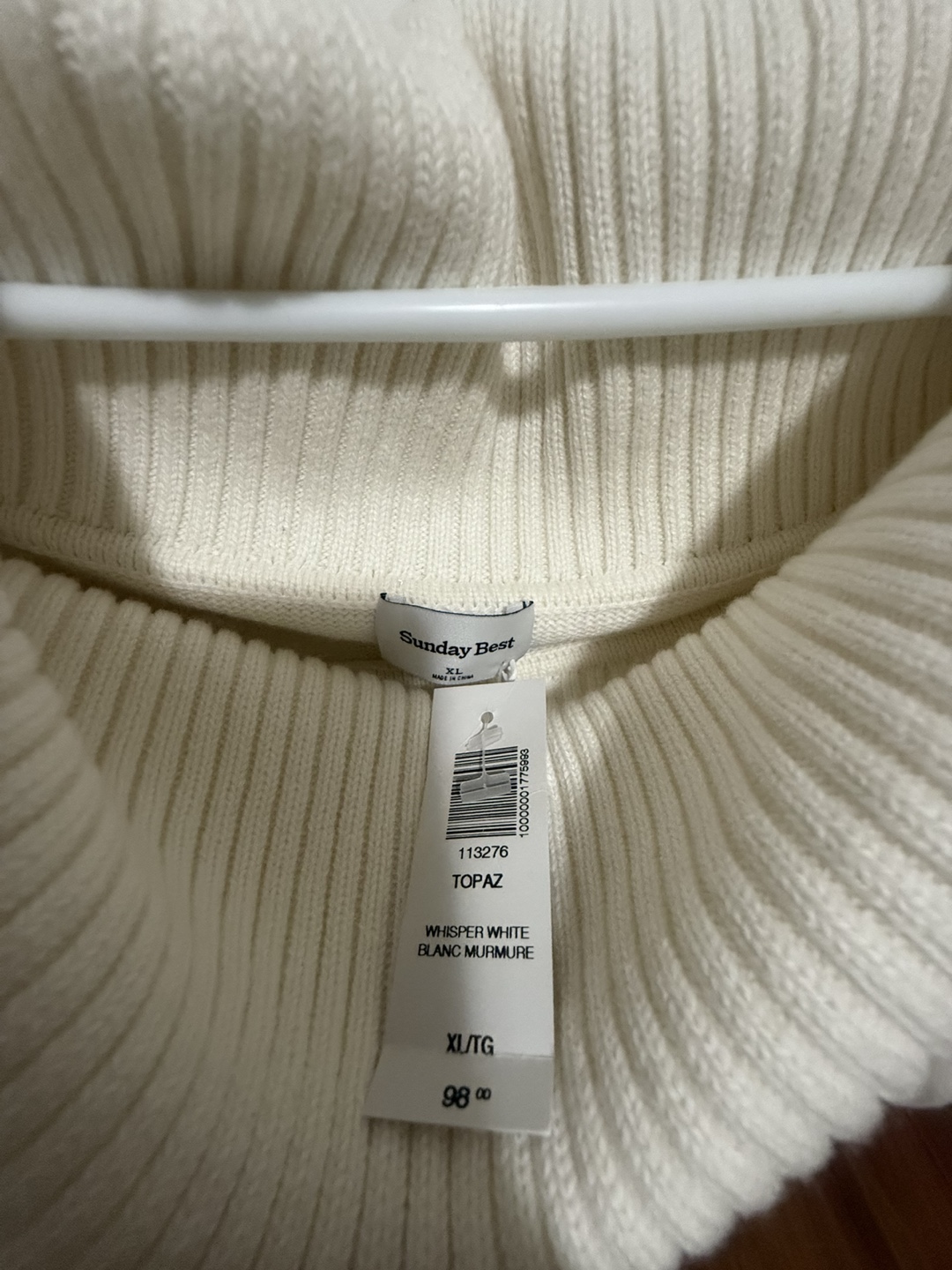 Sunday Best Topaz Cowl Neck Sweater - XL - photo 2
