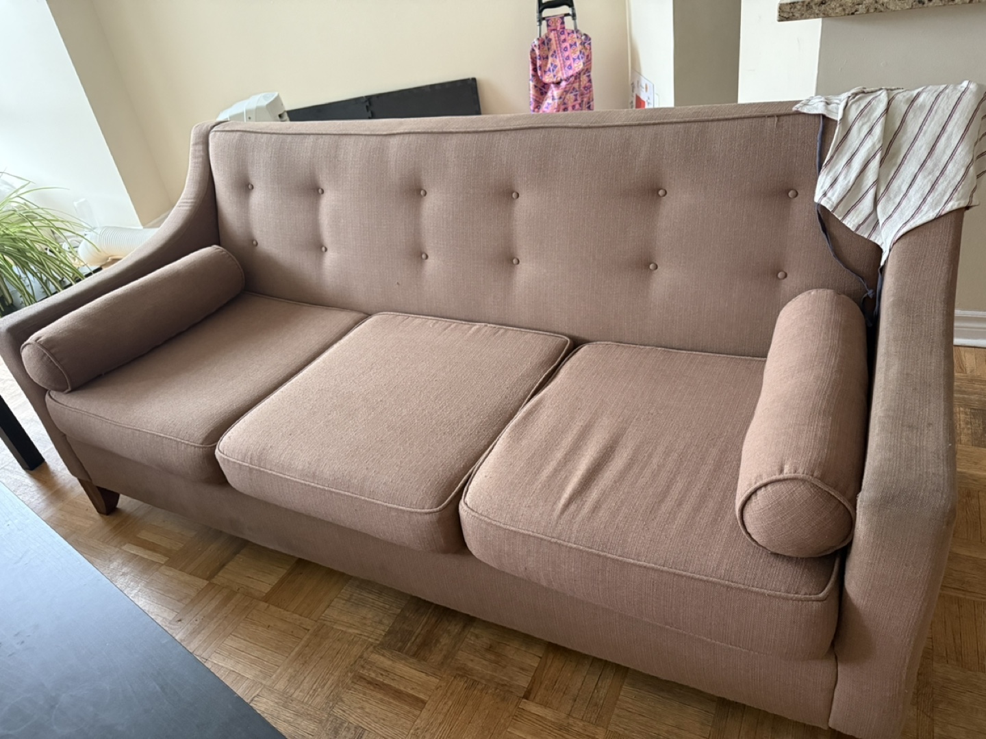 Move out sale: Brown 3 seater couch