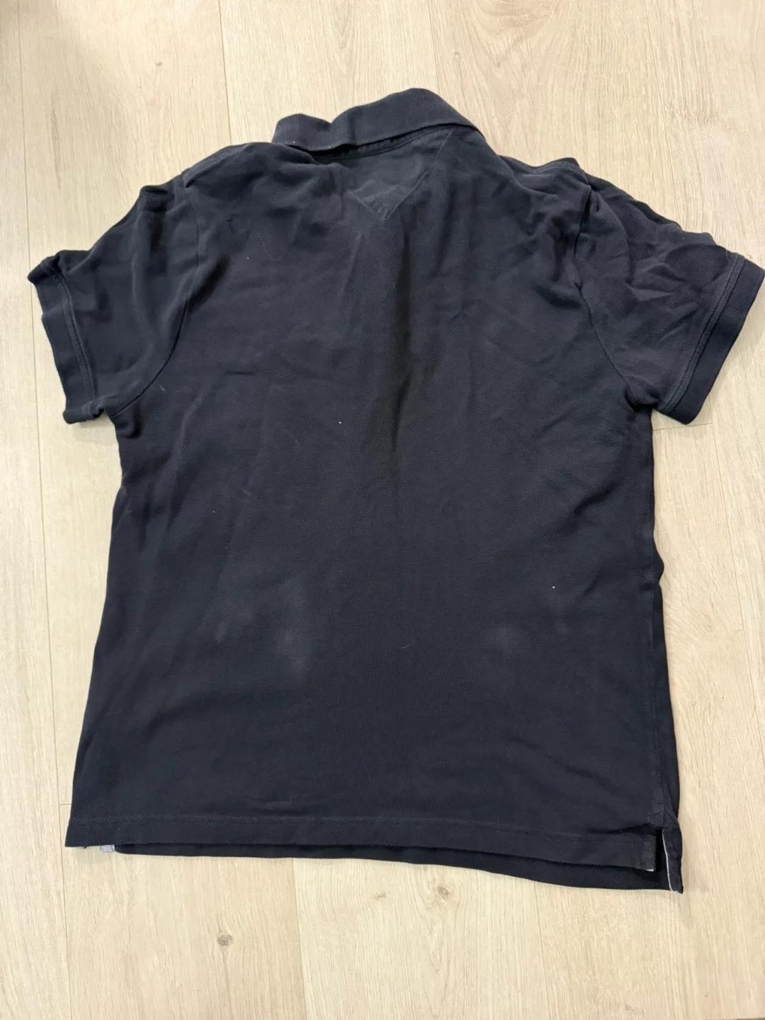 Tommy Hilfiger Black Polo Shirt - Size Small image indicator(3)