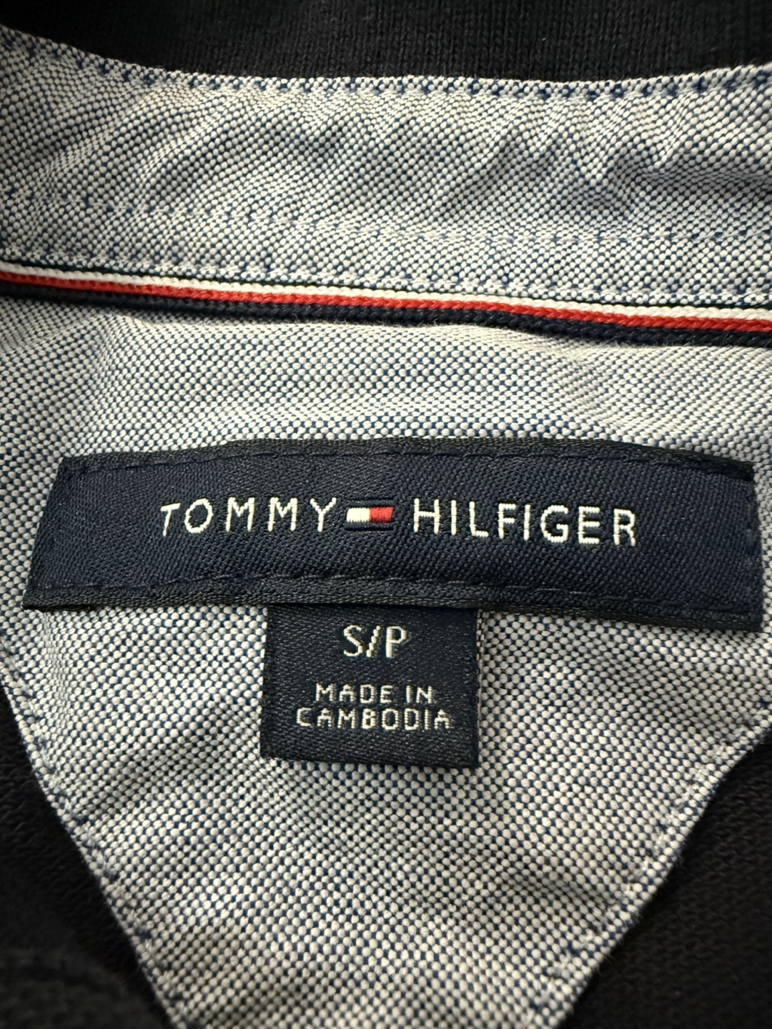 Tommy Hilfiger Black Polo Shirt - Size Small - photo 2