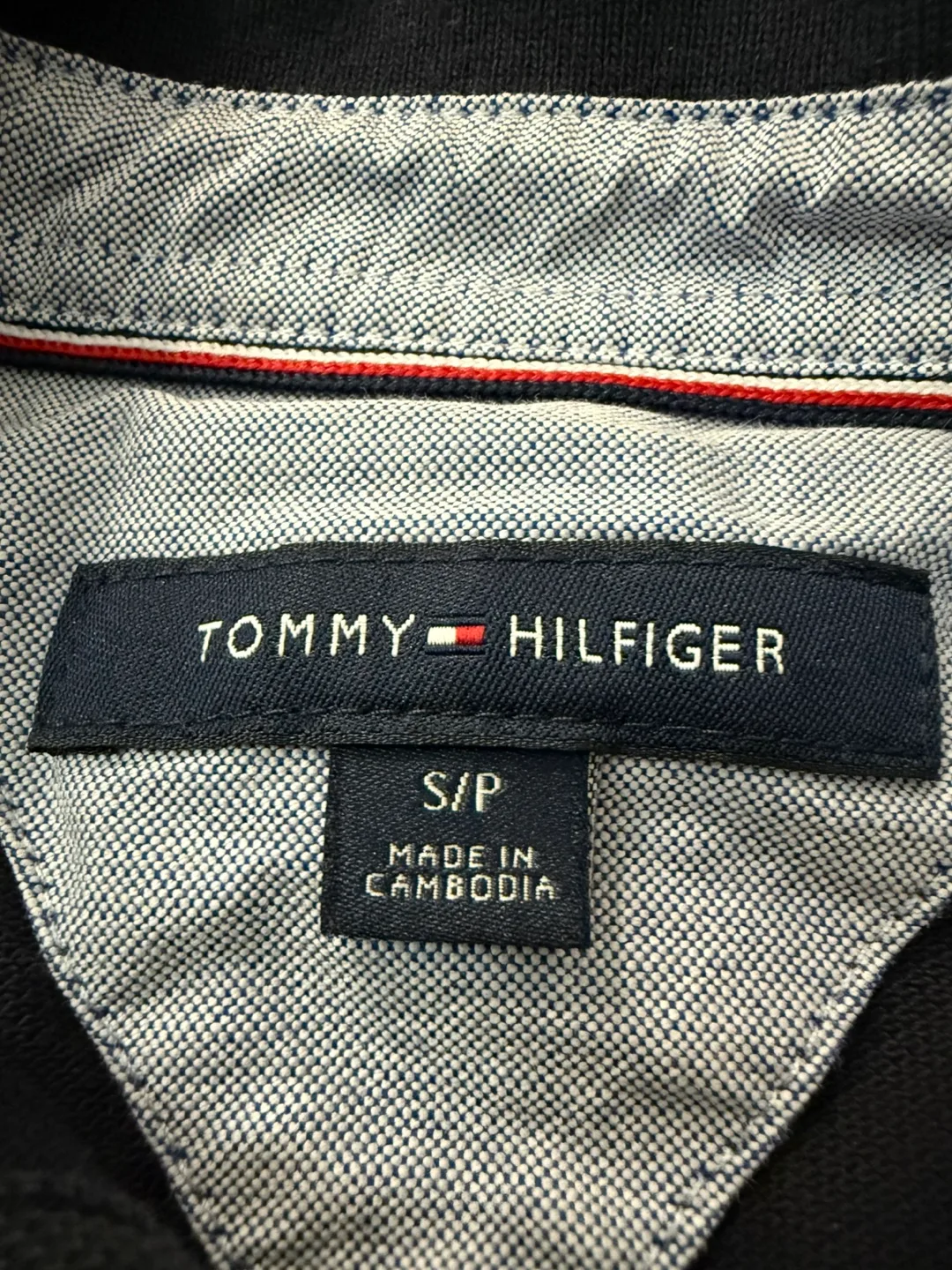 Tommy Hilfiger Black Polo Shirt - Size Small image indicator(2)