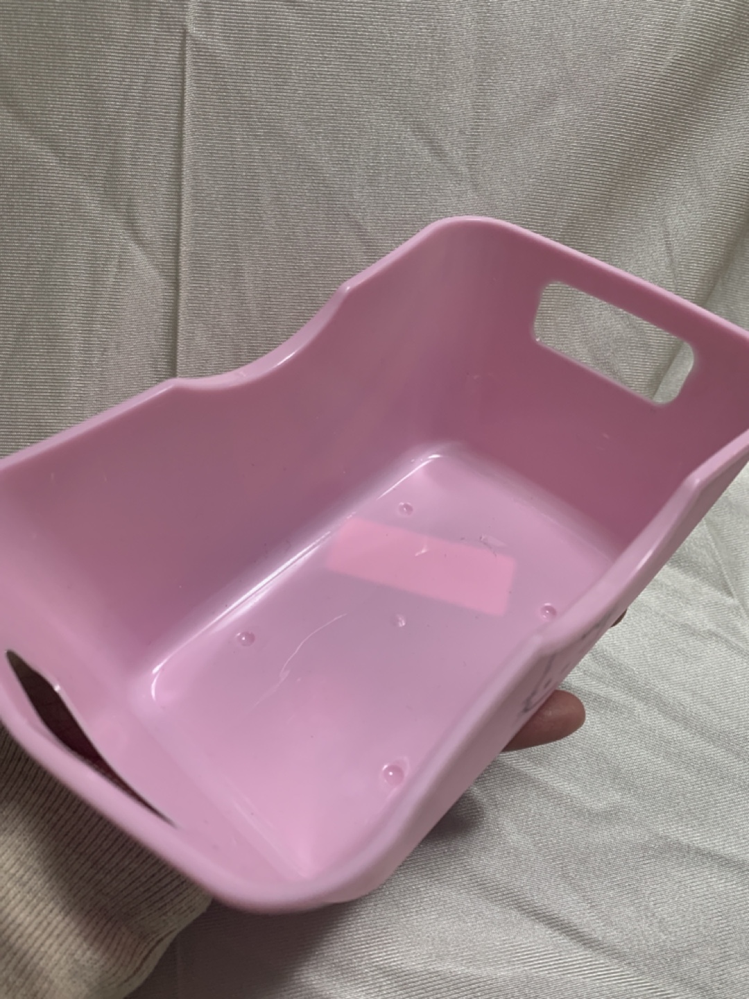 Hello Kitty Pink Plastic Storage Basket - photo 2