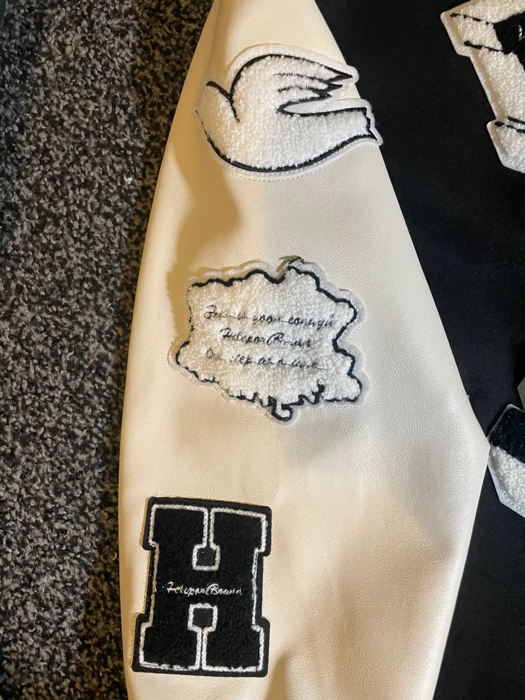 2 varsity jackets for 50 dollars, 35 dollars each varsity jacket image indicator(2)