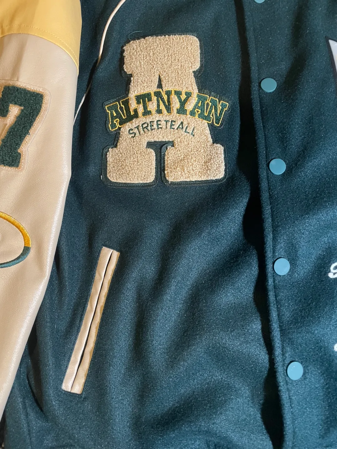 2 varsity jackets for 50 dollars, 35 dollars each varsity jacket image indicator(7)