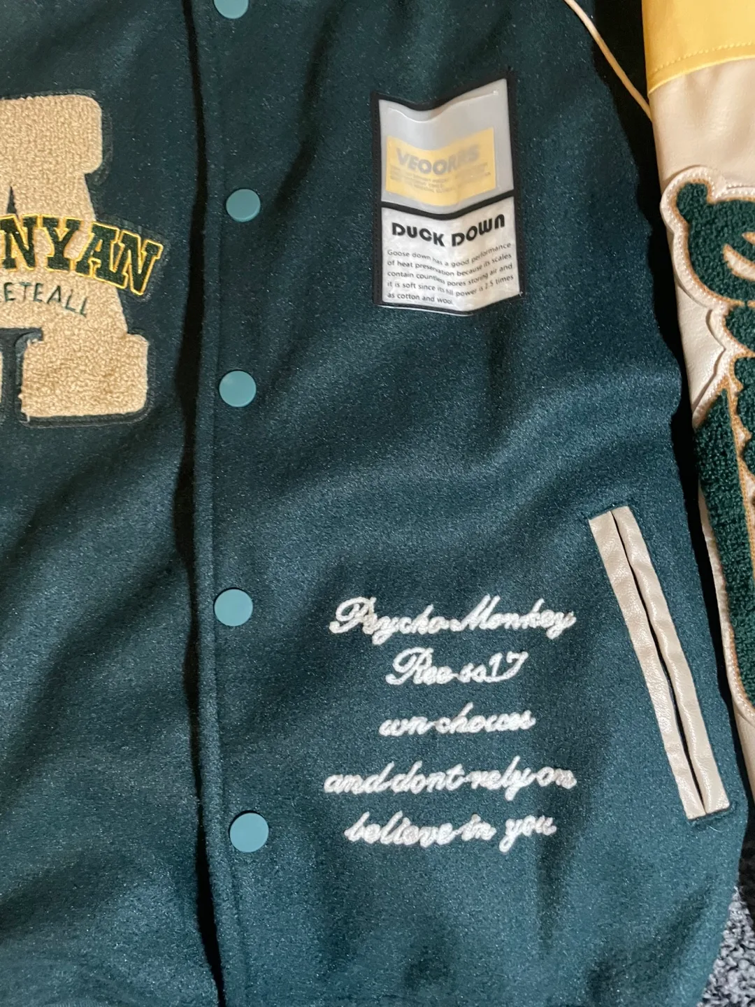 2 varsity jackets for 50 dollars, 35 dollars each varsity jacket image indicator(8)