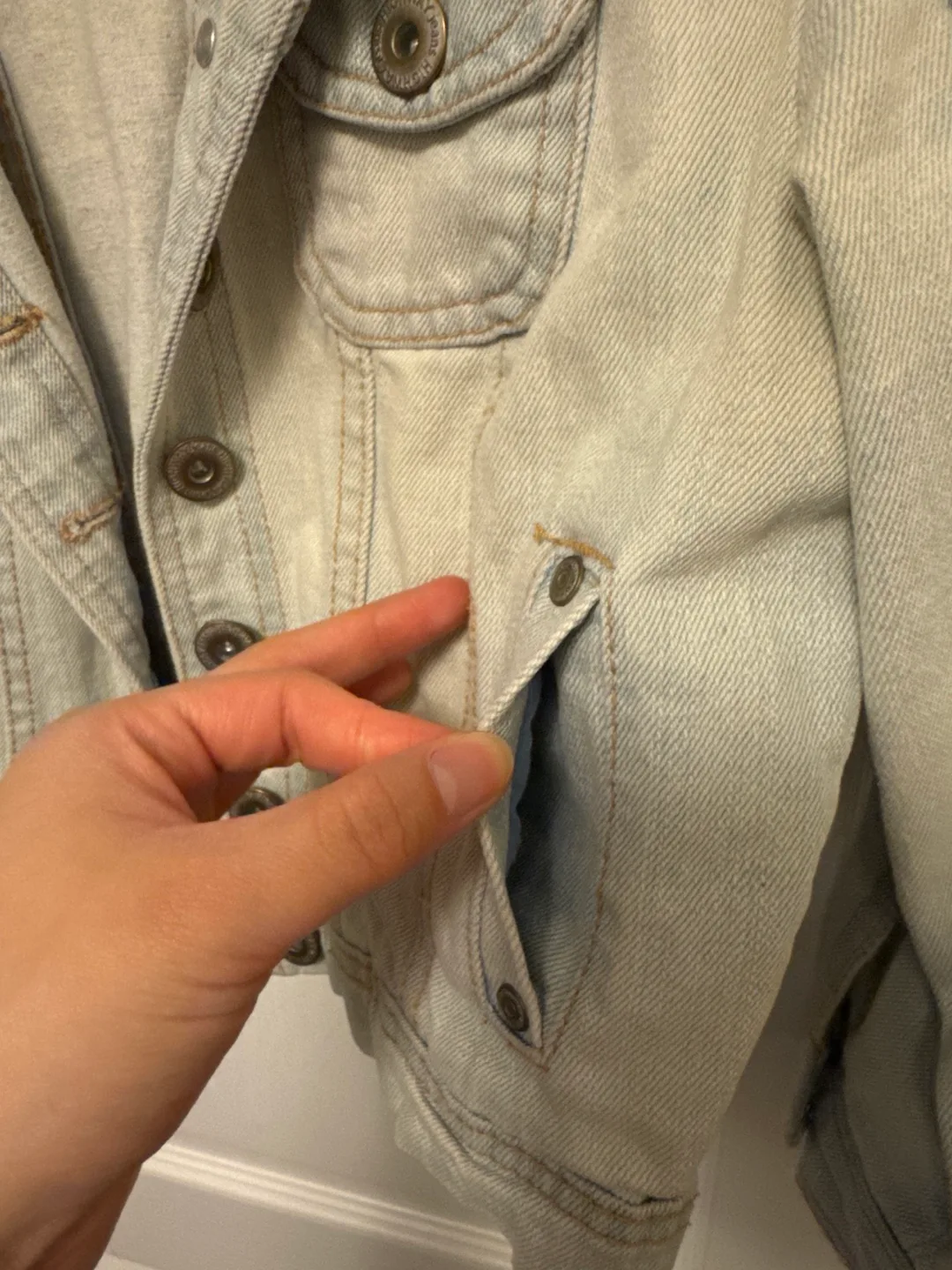 Denim Jacket Cover Up 💚 image indicator(7)