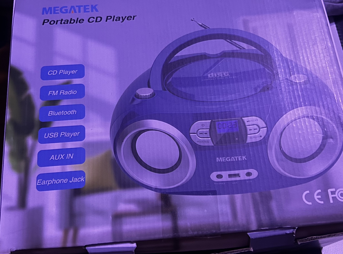 Megatek Portable CD Player