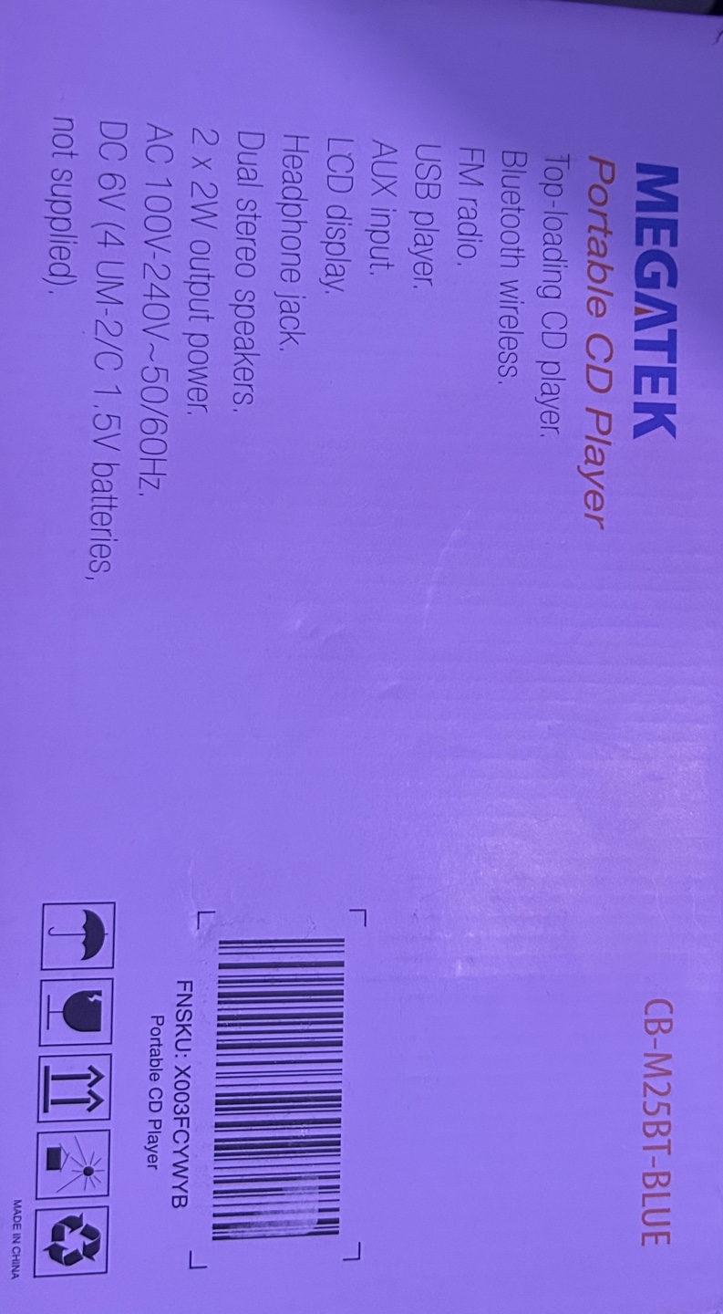 Megatek Portable CD Player - photo 2