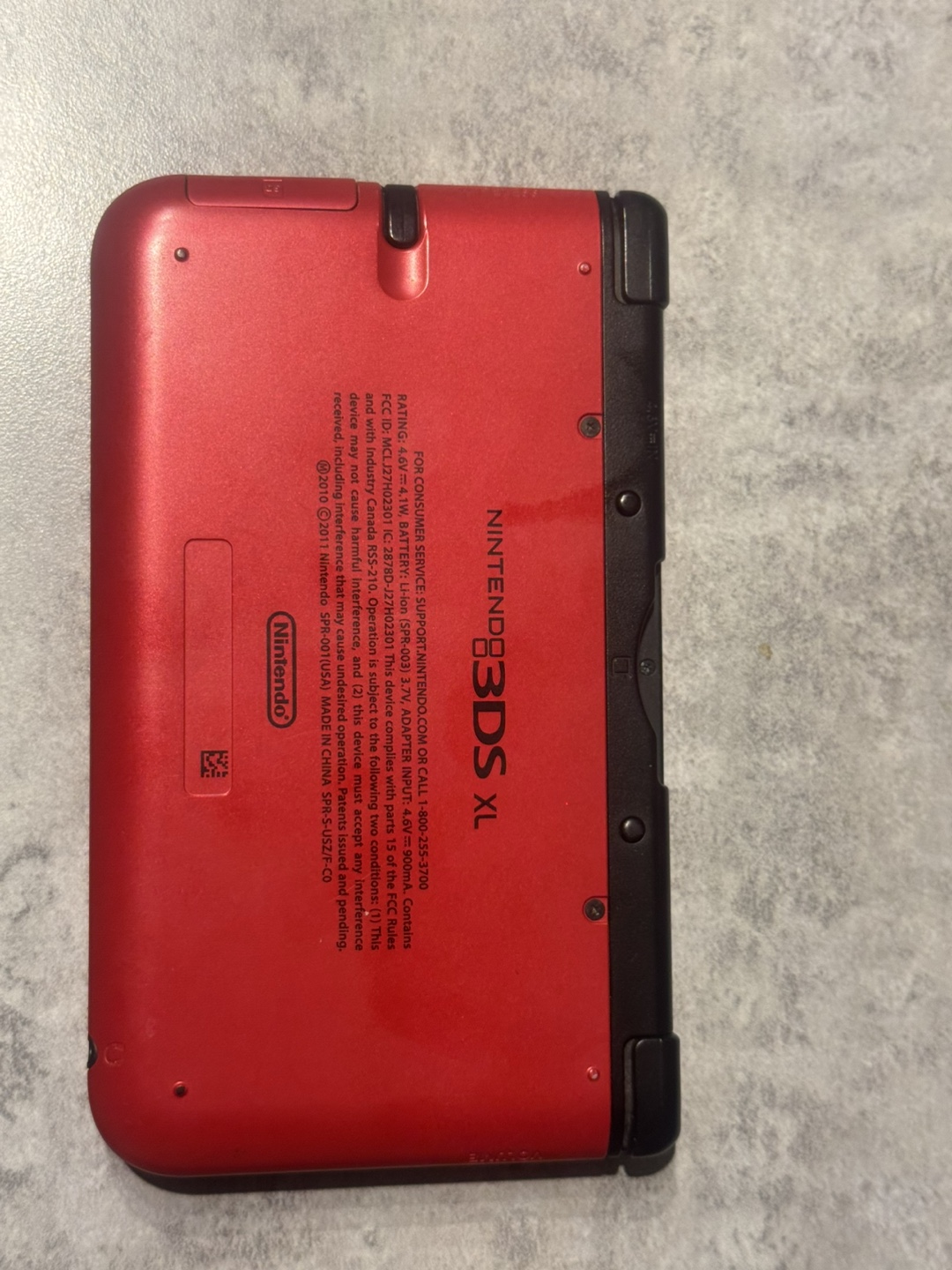 Nintendo 3DS XL - Red - photo 2