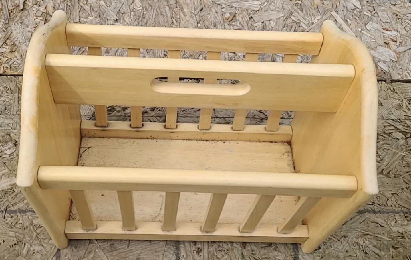 Wooden Magazine Rack