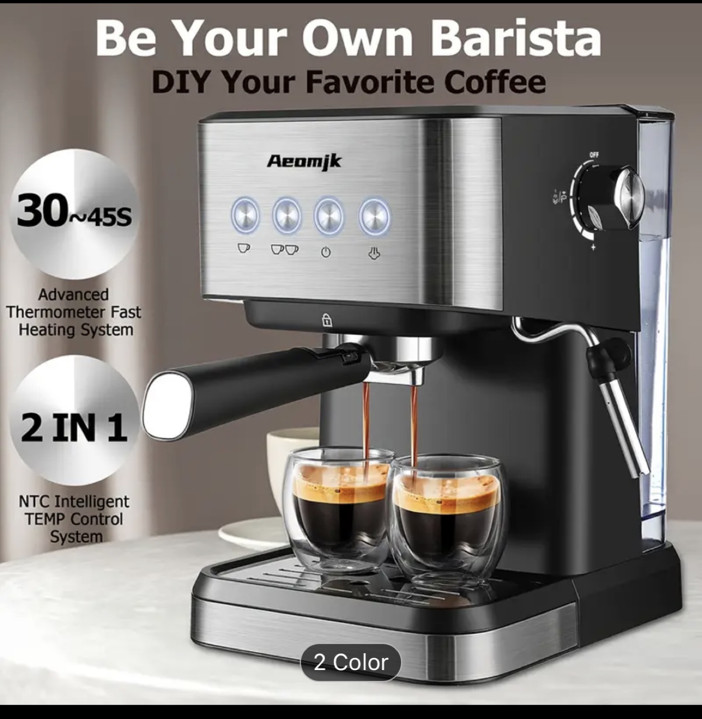 Aeomjk 20 Bar Espresso Machine