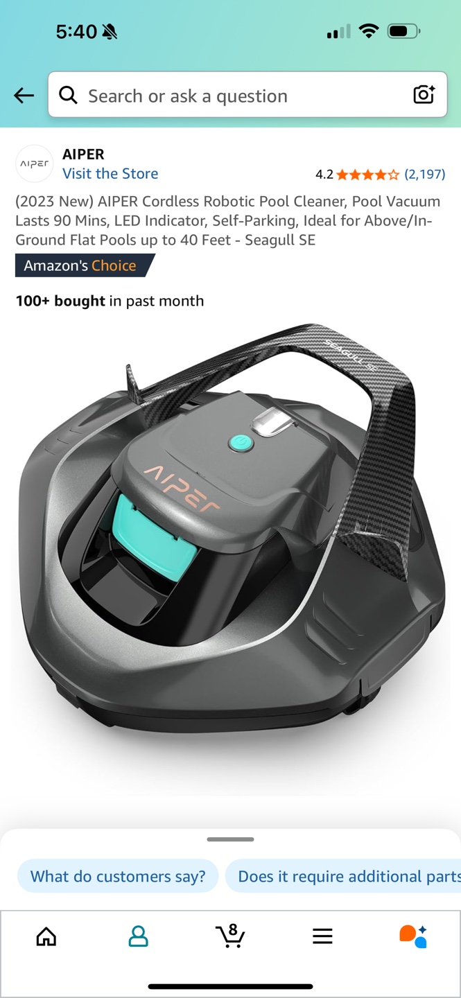 AIPER Seagull SE Robotic Pool Cleaner