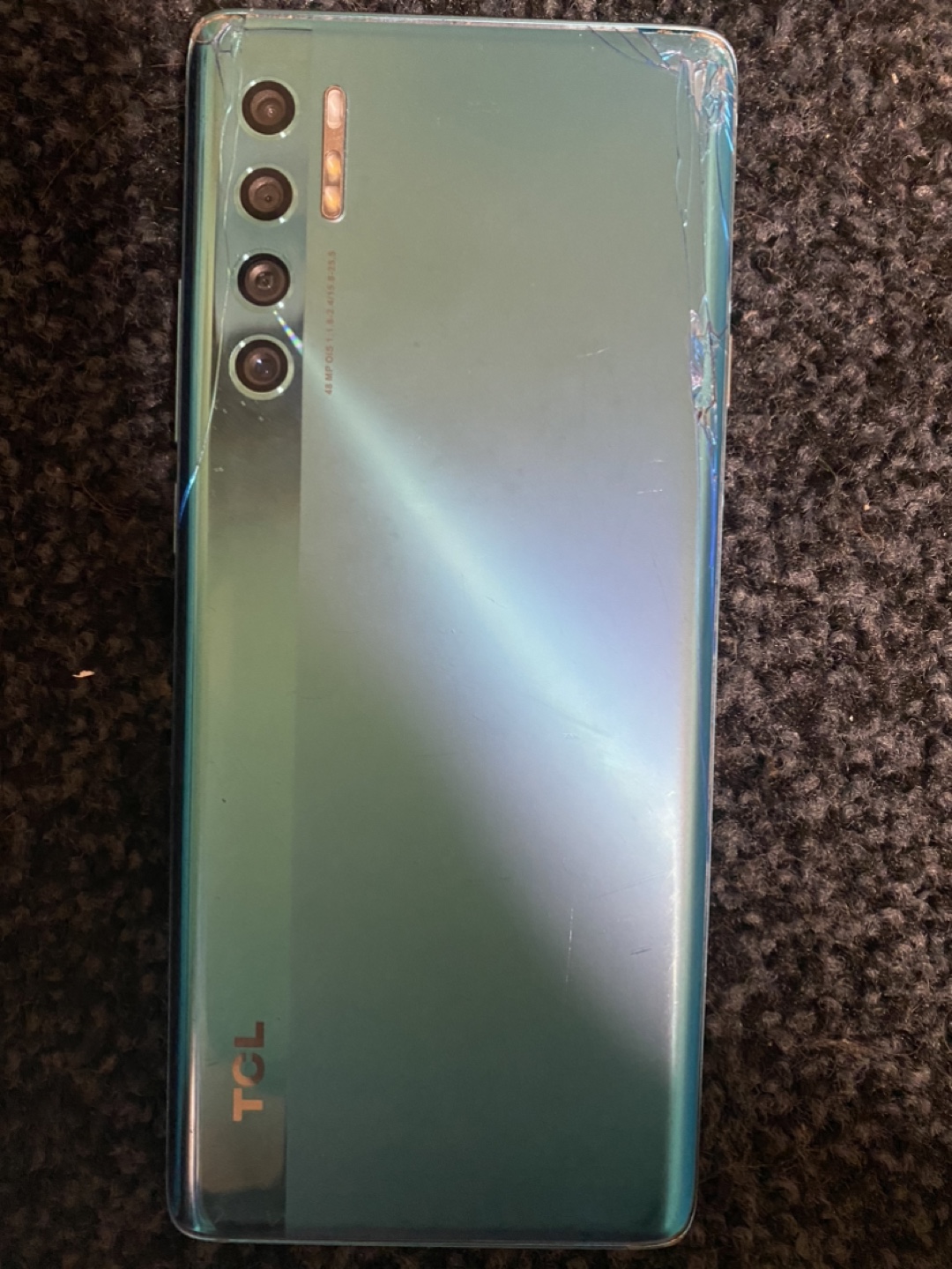 TCL 20 Pro 5G - 256GB - Cracked Back - For Parts or Repair - photo 5