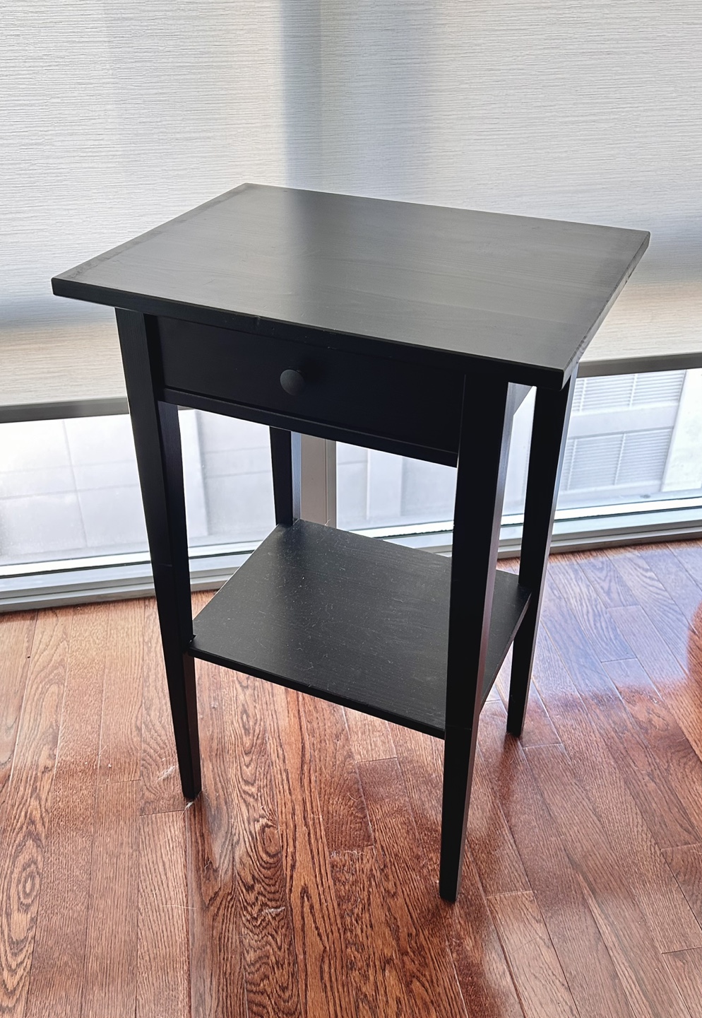 IKEA HEMNES Black Nightstand