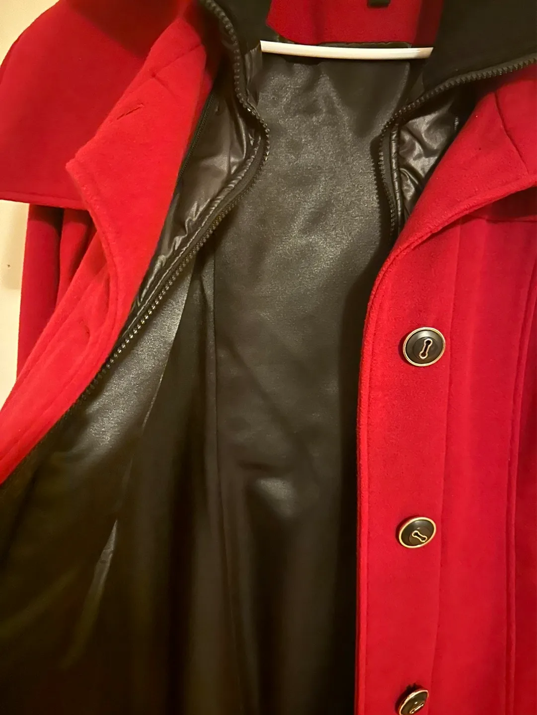 Women's Red Portrait Coat Size 16 image indicator(4)
