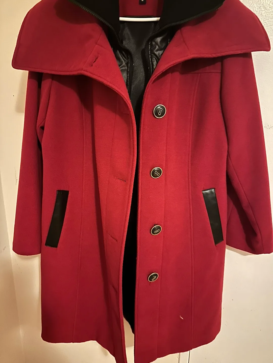 Women's Red Portrait Coat Size 16 image indicator(2)