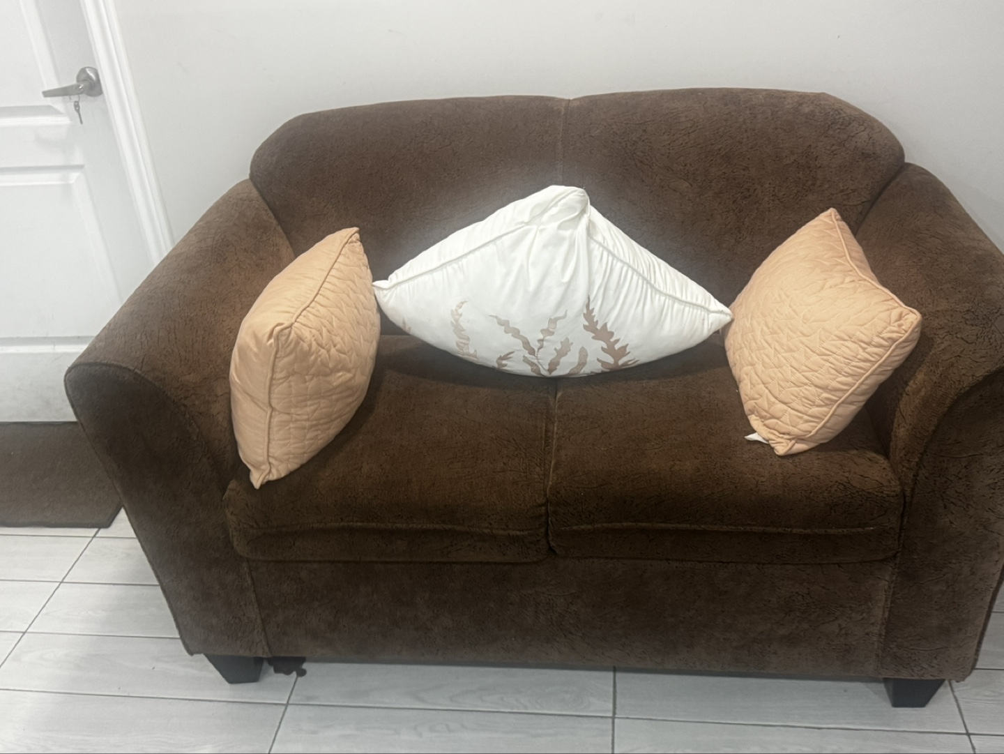 Brown Sofa Set - Loveseat and Sofa