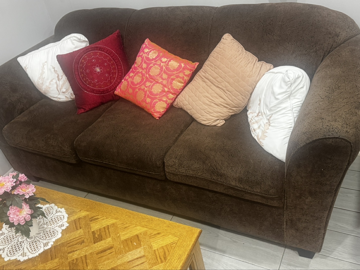 Brown Sofa Set - Loveseat and Sofa - photo 2