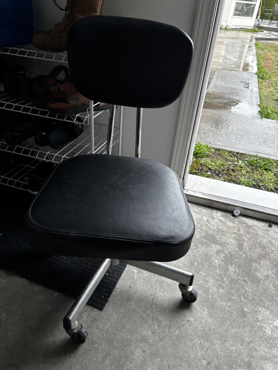 Vintage Black Office Chair