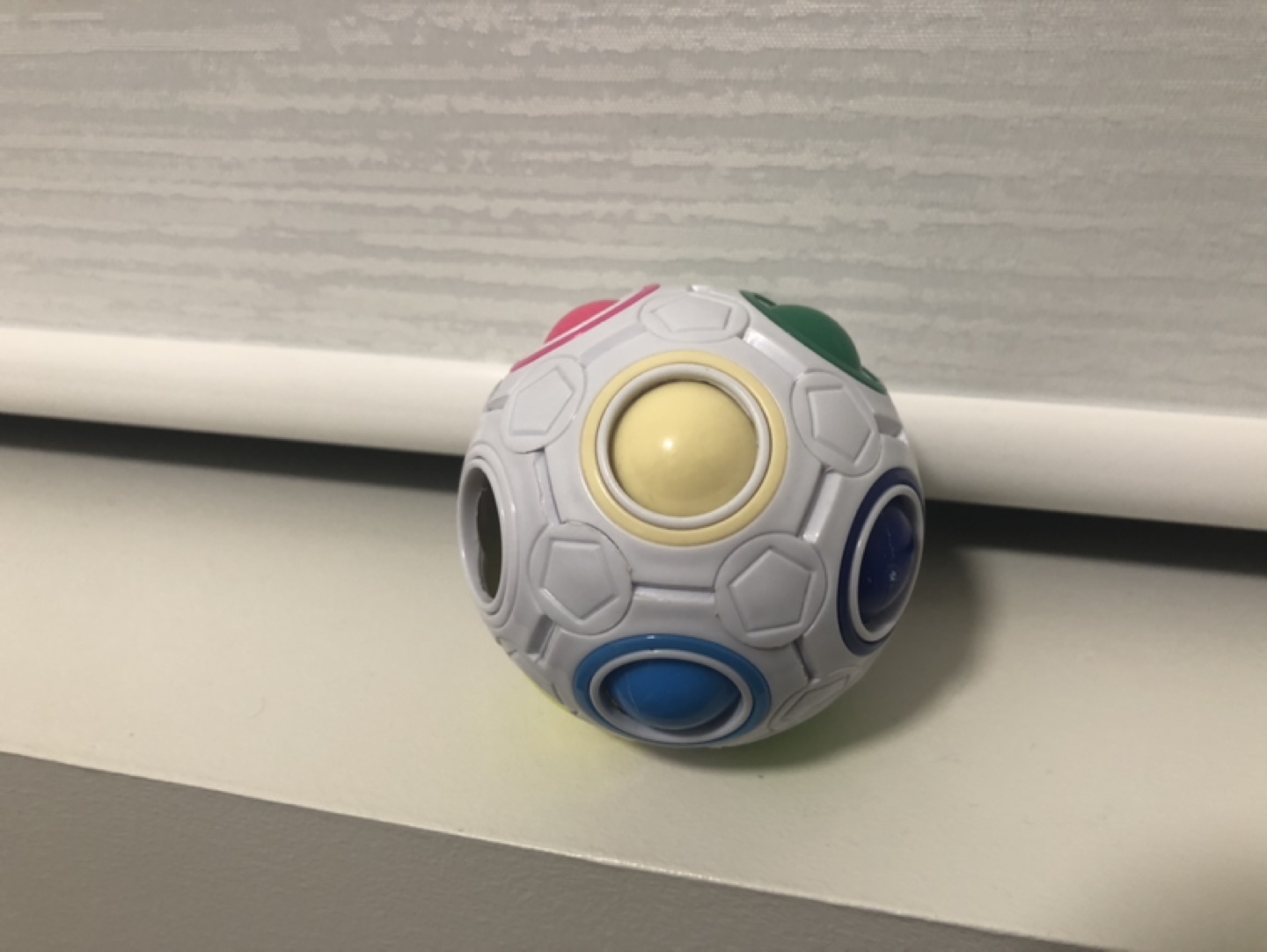 Colourful Rotating Puzzle Ball (open to offers)