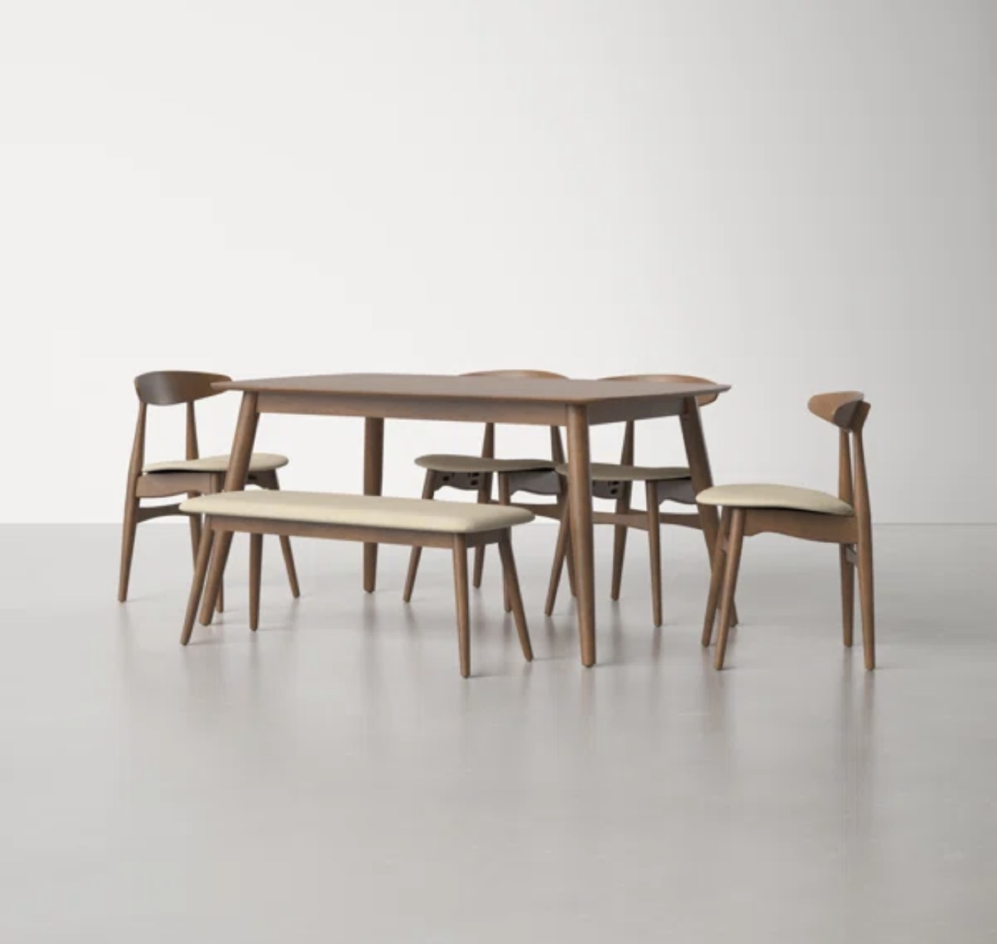 Modern 6 person Dining Set