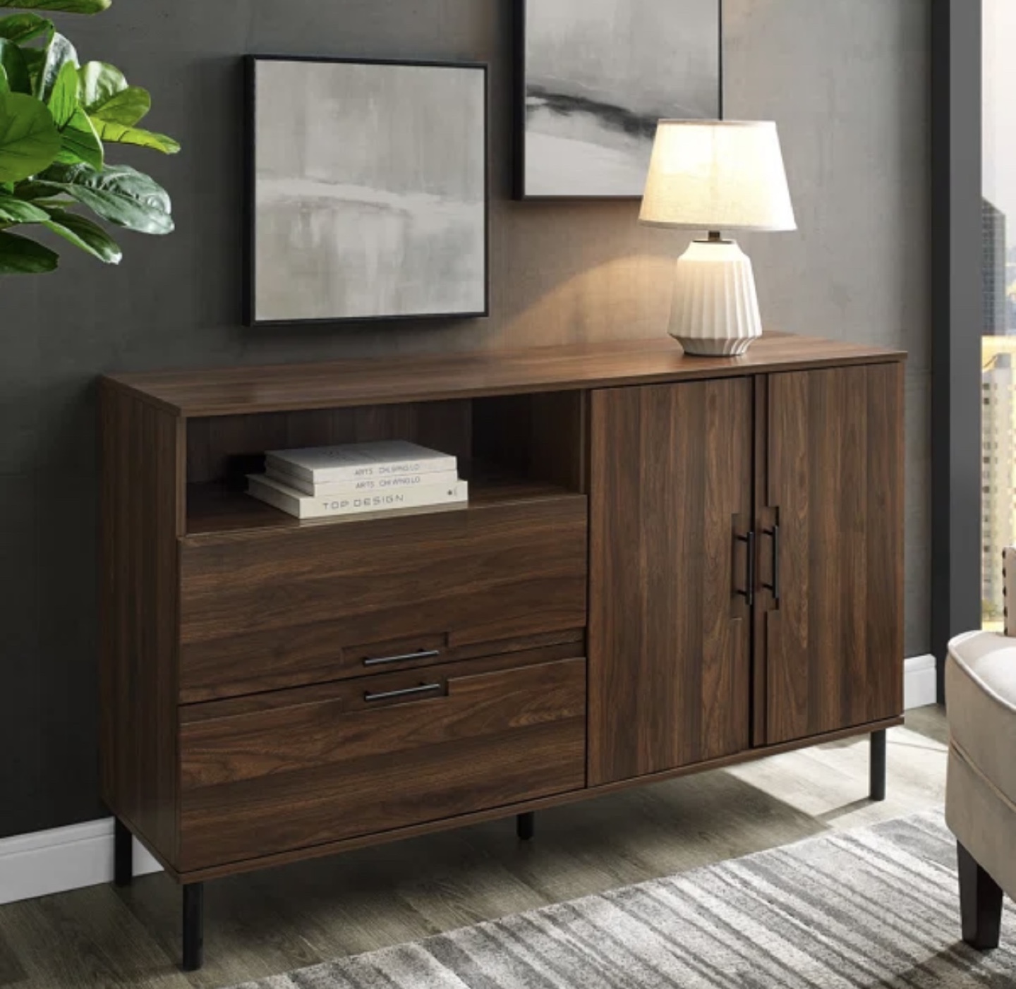 Mid-Century Modern Accent Cabinet - photo 2