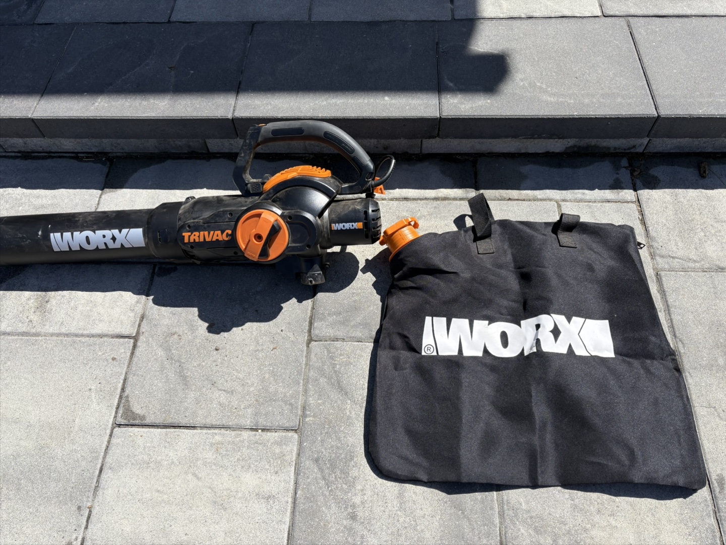 WORX WG522 TriVac 3-in-1 Leaf Blower Vacuum