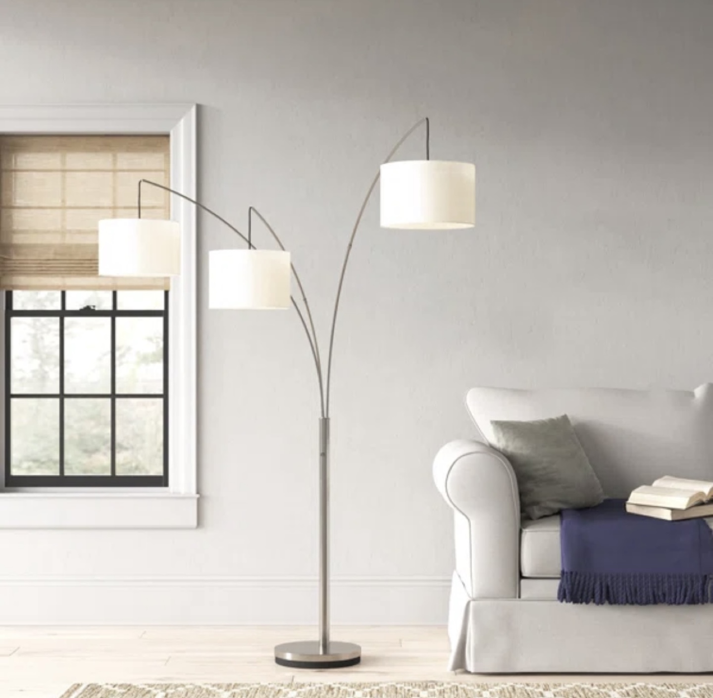 Triple Arc Floor Lamp, Modern Style