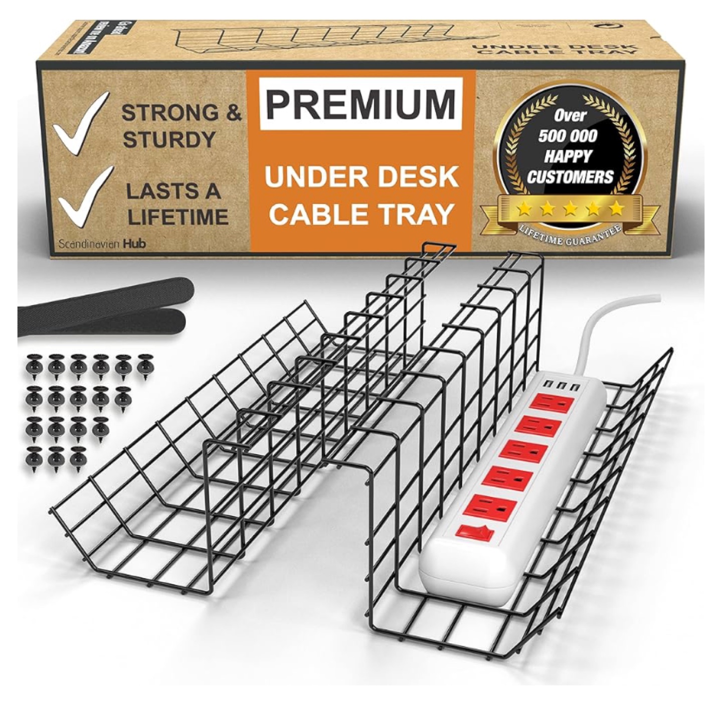 Under Desk Cable Tray Organiser