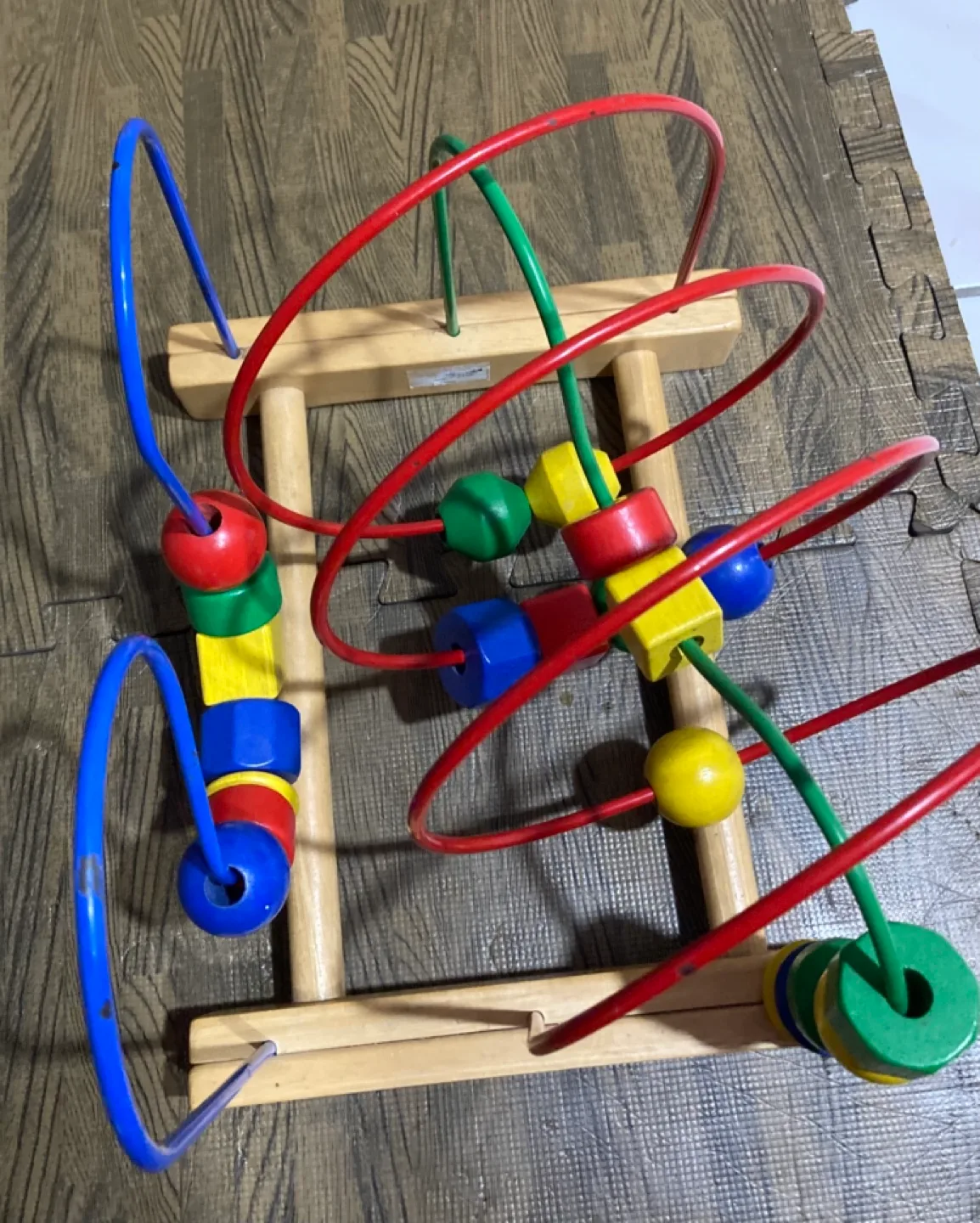 Wooden Bead Maze Toddlers  💚 image indicator(2)