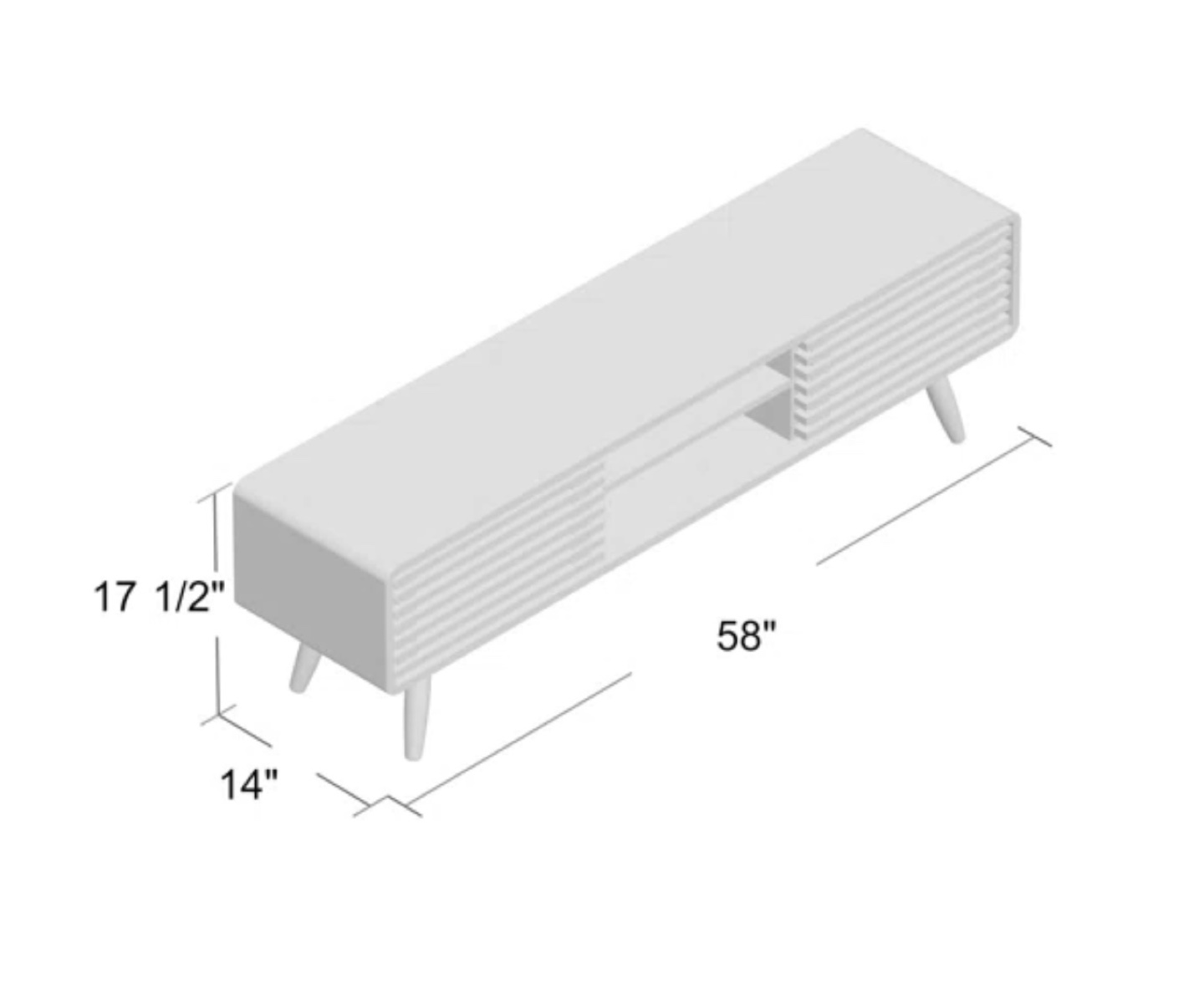 Modern TV Stand Console - photo 2