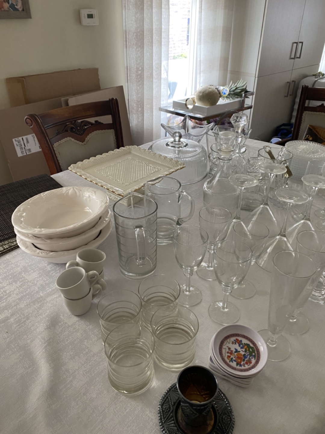 Large Lot of Glassware, Dishes, and Serving Pieces - photo 5