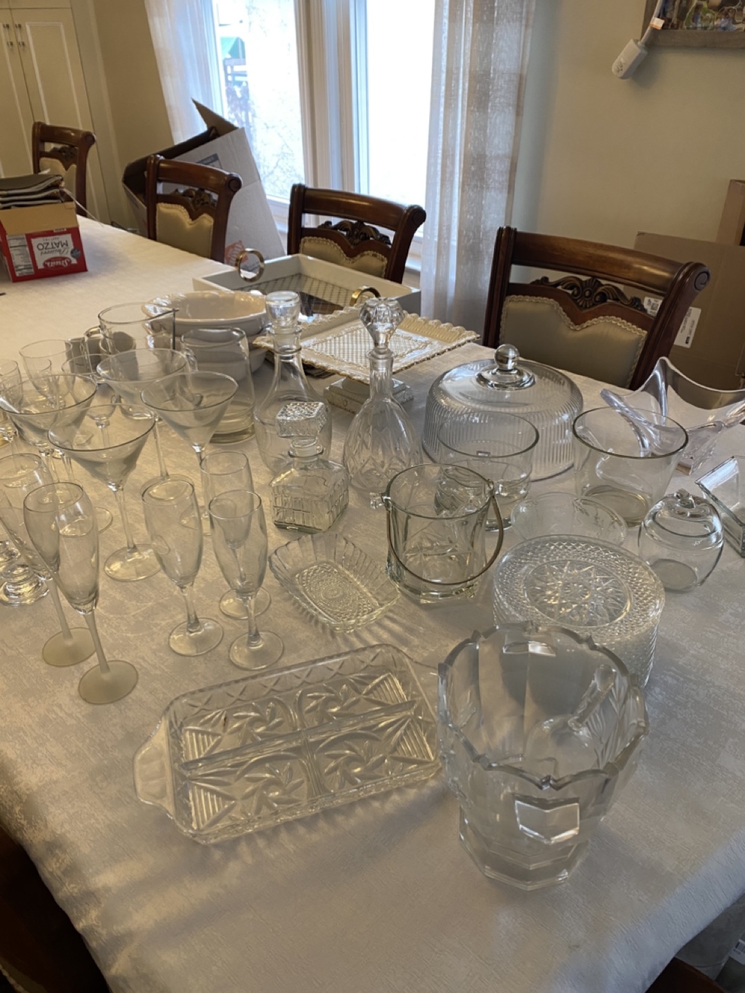 Large Lot of Glassware, Dishes, and Serving Pieces - photo 4