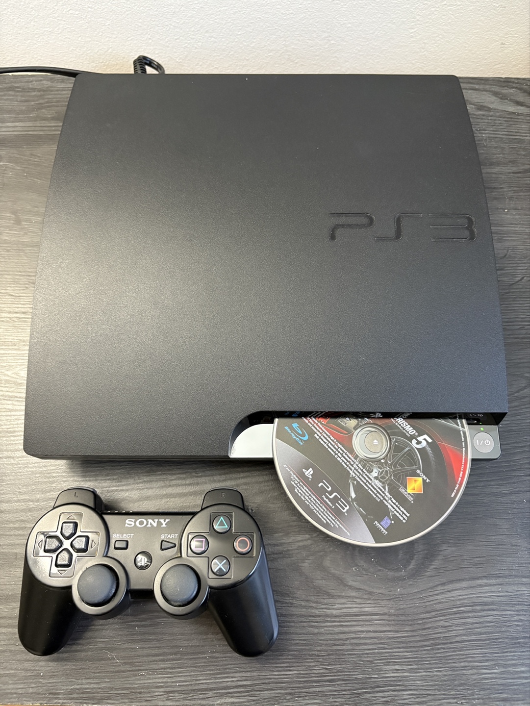 Sony PS3 Slim Console with Controller & Gran Turismo 5