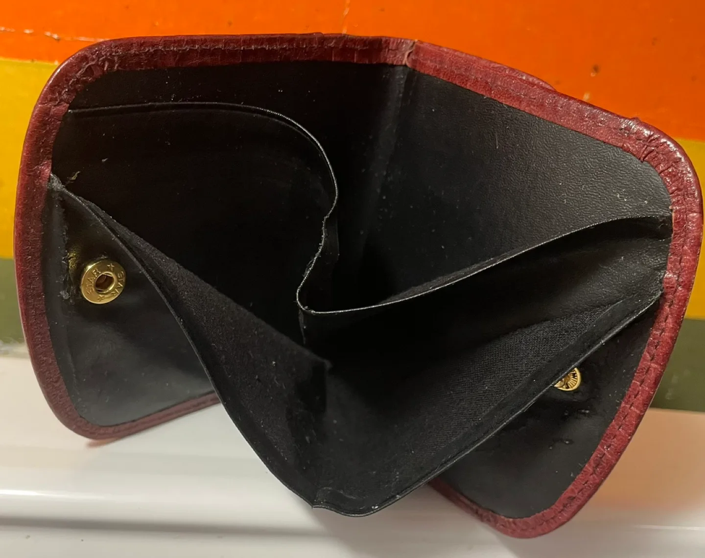 🇨🇦🍁💚Vintage Braxton Genuine Leather Coin Purse image indicator(6)