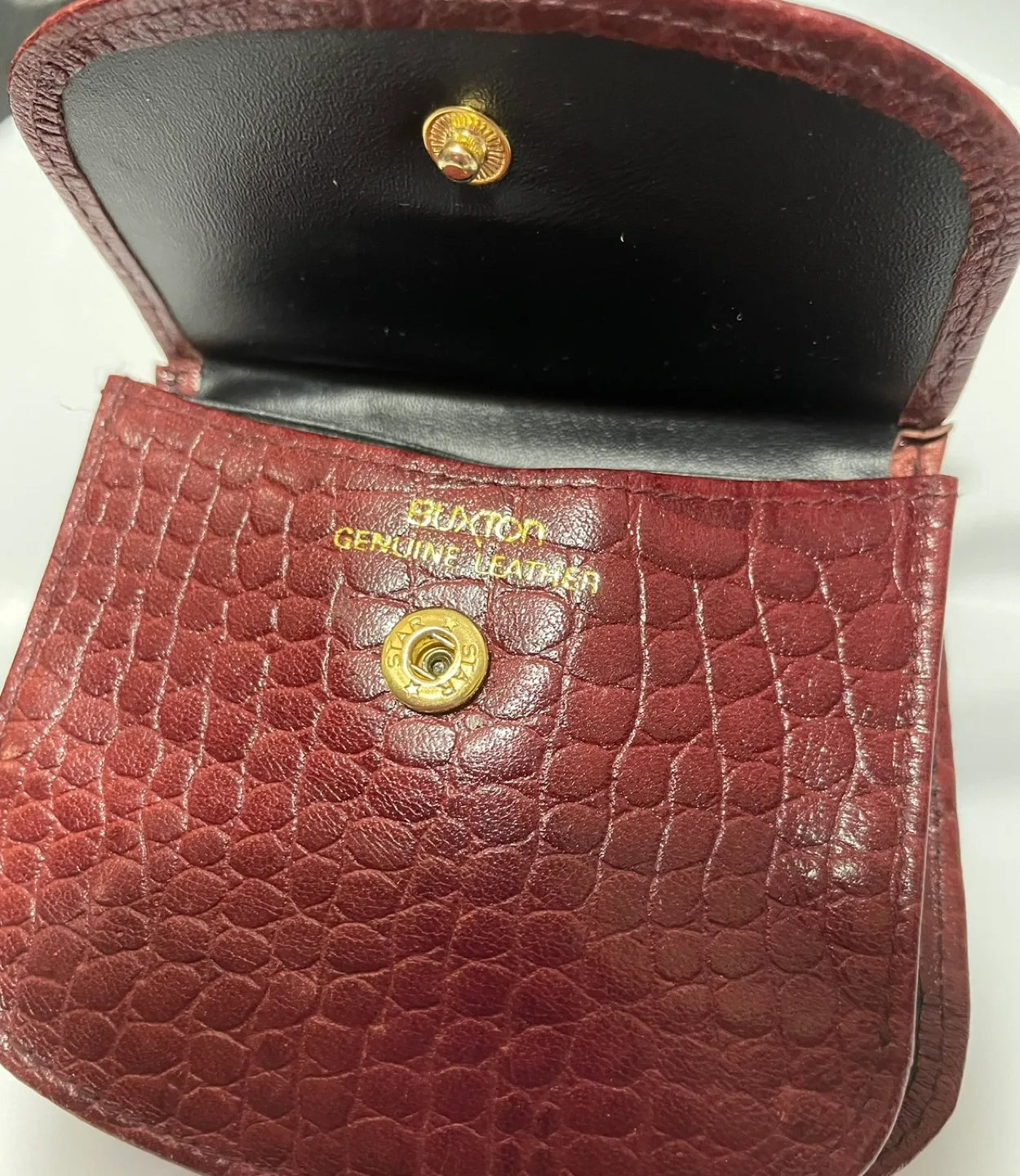 🇨🇦🍁💚Vintage Braxton Genuine Leather Coin Purse image indicator(2)
