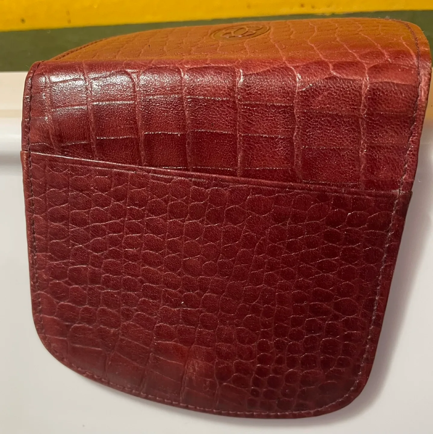 🇨🇦🍁💚Vintage Braxton Genuine Leather Coin Purse image indicator(3)