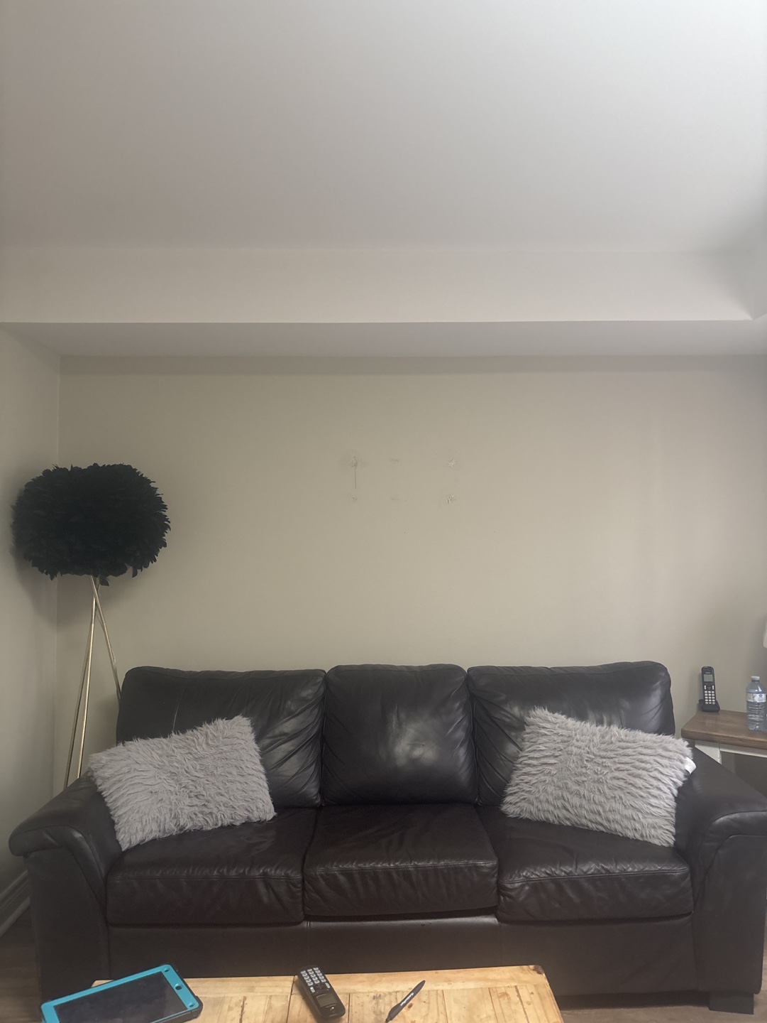 Black Leather Sofa