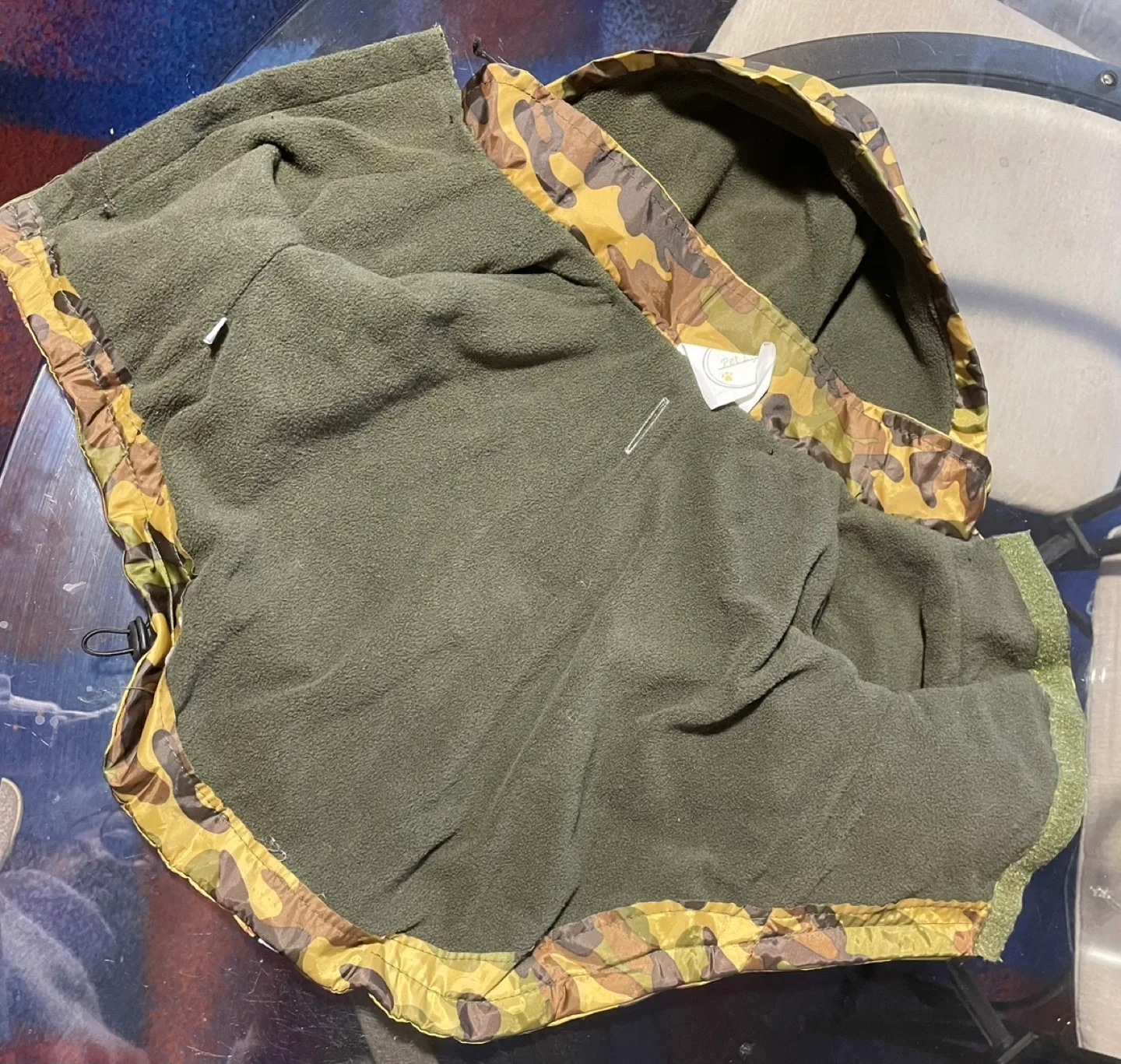 💚Camouflage Dog Jacket with Fleece Lining image indicator(3)