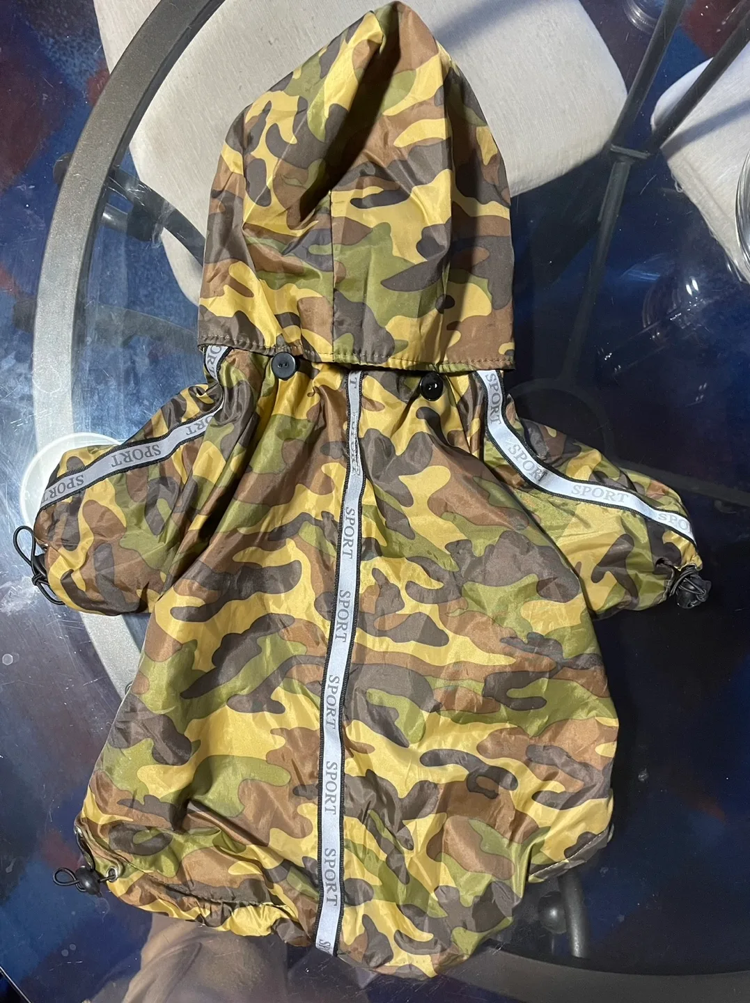 💚Camouflage Dog Jacket with Fleece Lining image indicator(2)