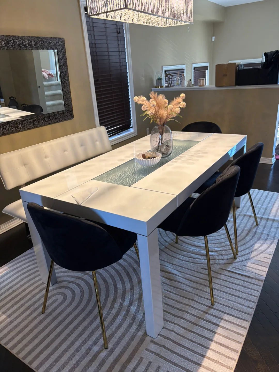 Etta Avenue Brandy Velvet Dining Chairs (Set of 4) image indicator(5)