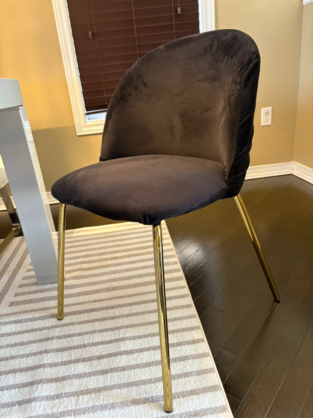 Etta Avenue Brandy Velvet Dining Chairs (Set of 4) image indicator(4)