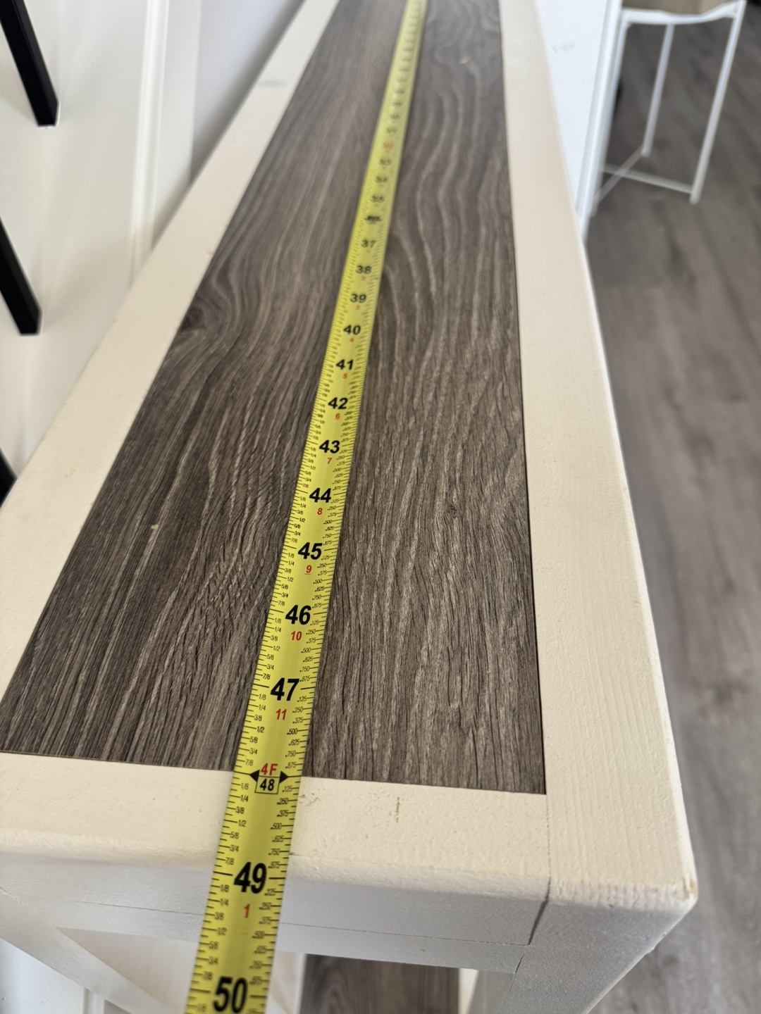 White and Grey Console Table - photo 5