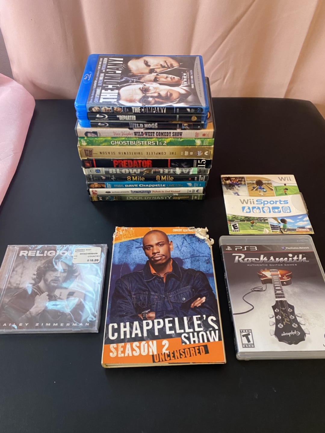 Mixed lot dvds/games